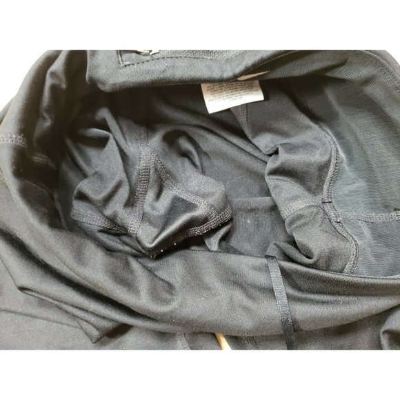 Nike DRI-FIT Women's Cropped Mesh Vent Panels Black Leggings XS Extra Small - Picture 8 of 8